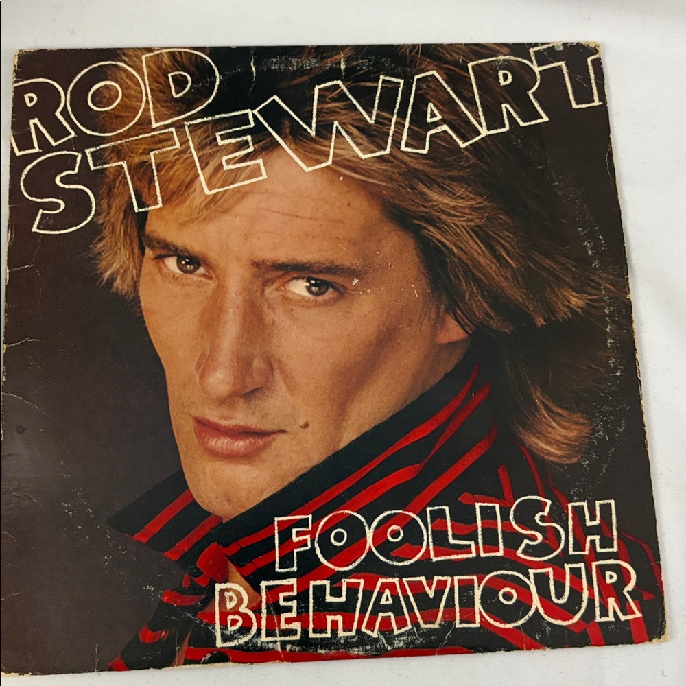 Rod Stewart Foolish Behaviour Vinyl Album '80 Record LP